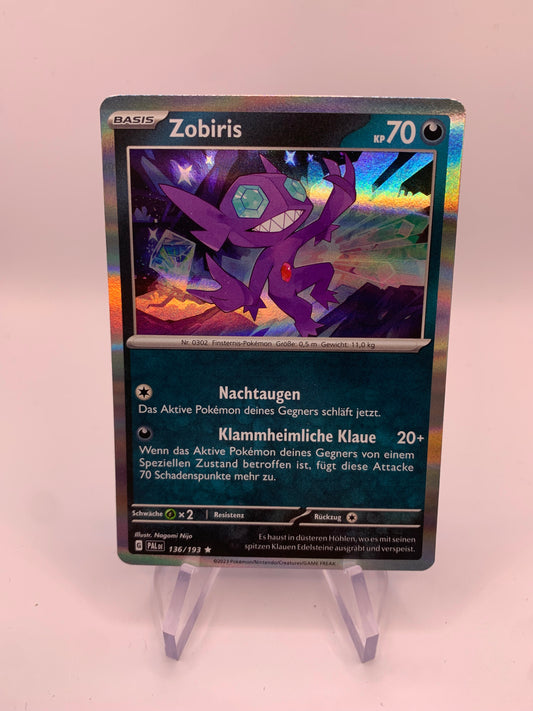 Pokemon Karte Holo Zobiris 136/193 Deutsch