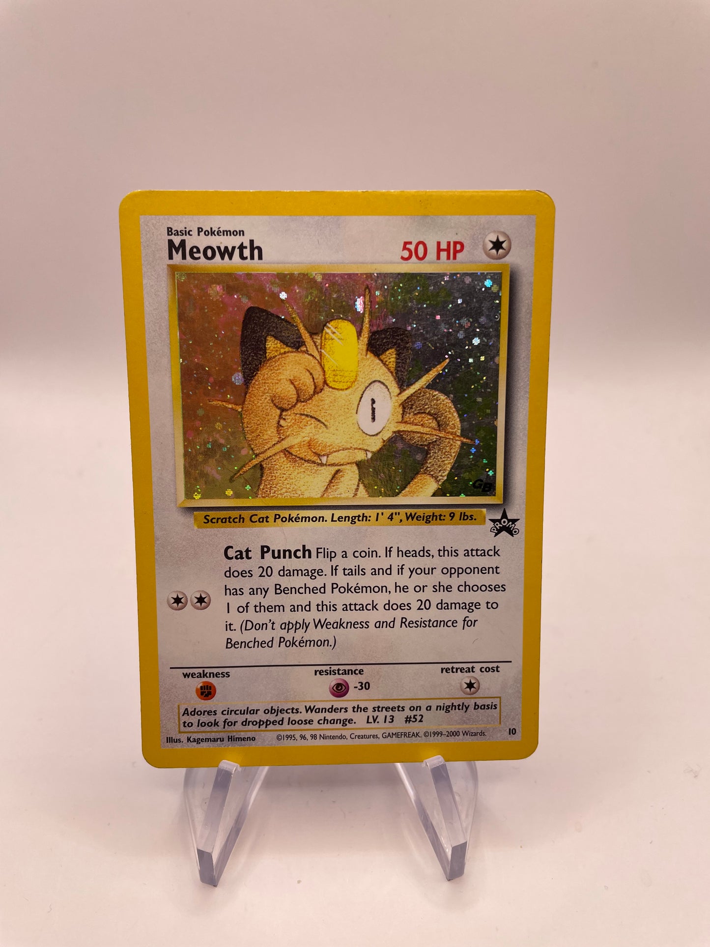 Pokemon Karte Holo Promo Mauzi 10 Englisch