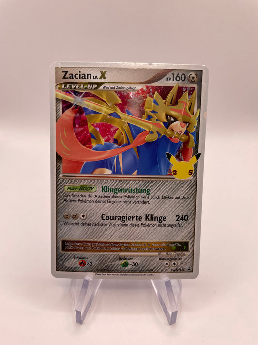 Pokemon Karte Lv.X Celebration Zacian SWSH135 Deutsch