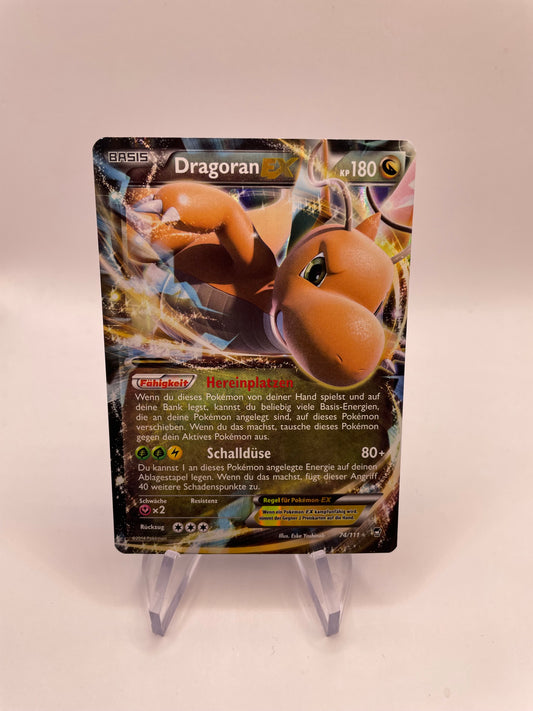 Pokemon Karte EX Dragoran 74/111 Deutsch