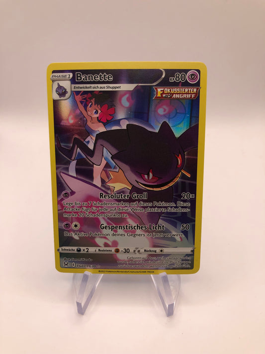Pokemon Karte Art-Rare Banette TG07/TG30 Deutsch