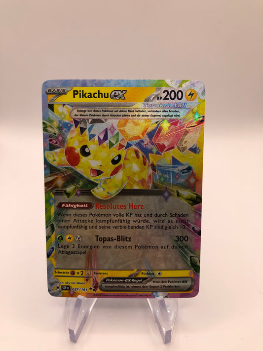 Pokemon Karte EX Pikachu 57/191 Deutsch