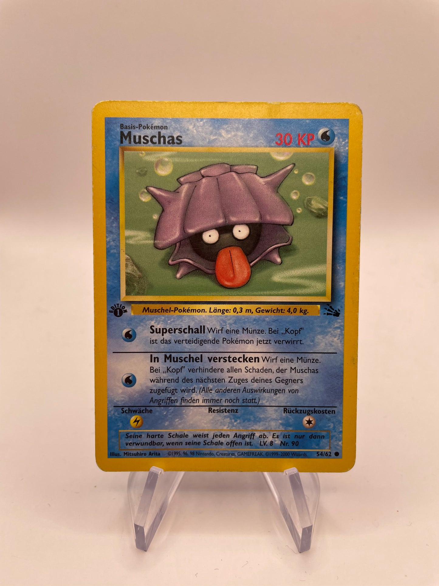 Pokemon Karte Fossil Muchas 54/62 Deutsch