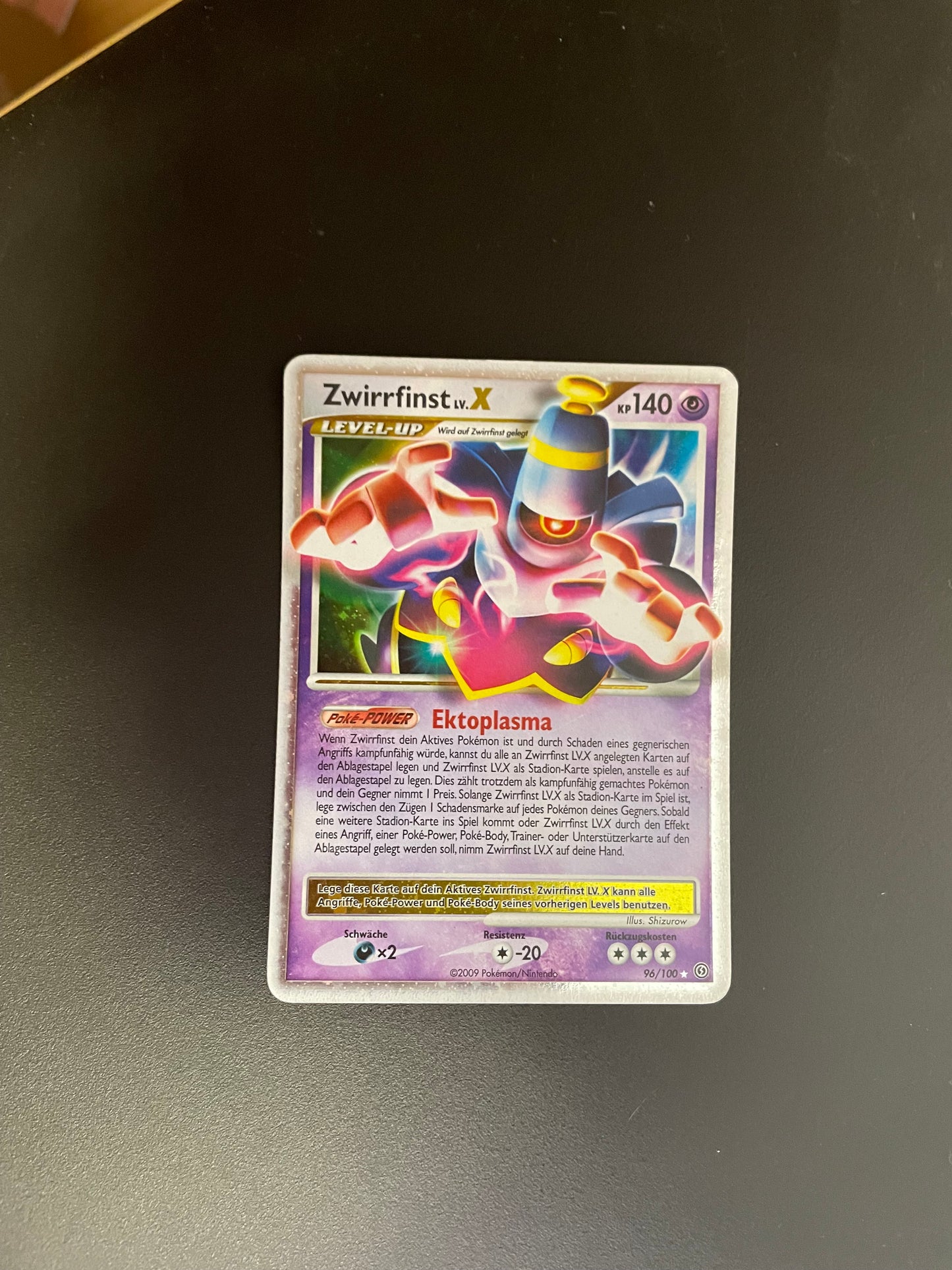 Pokemon Karte Lv.X Zwirrfinst 96/100 Deutsch