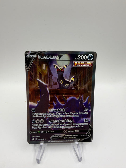 Pokemon Karte Alt Art Nachtara 189/203 Deutsch