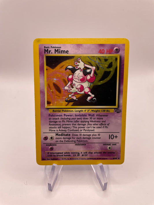 Pokemon Karte Holo Mr Mime 6/64 Deutsch