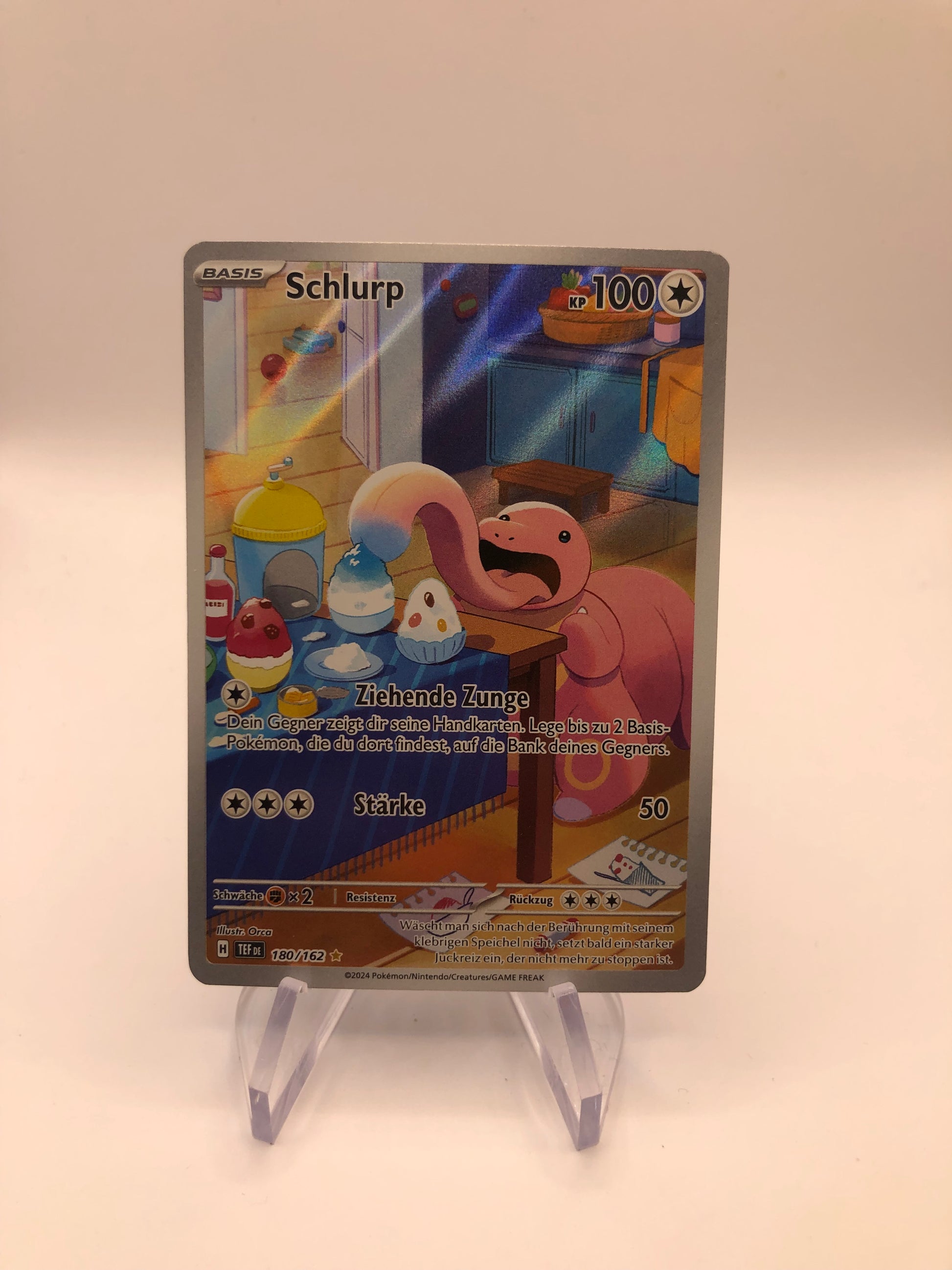 schlurp pokemon card Pokemon Karte Art-Rare Schlurp 180/162 Deutsch – SHPNPokestore