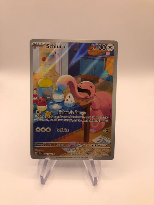 Pokemon Karte Art-Rare Schlurp 180/162 Deutsch