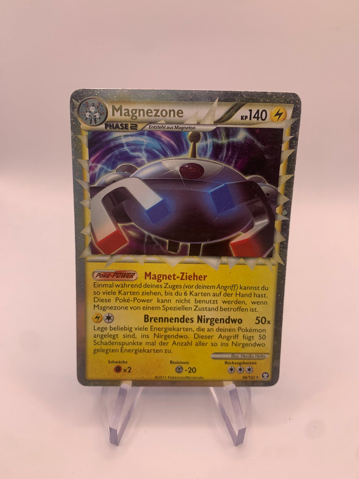 Pokemon Karte Prime Magnezone 96/102 Deutsch