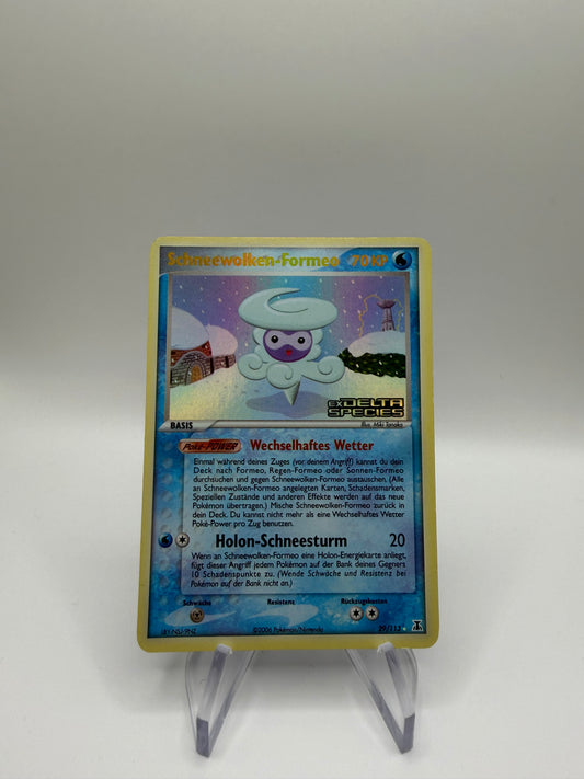 Pokemon Karte Stamp Schneewolken-Formeo 29/113 Deutsch