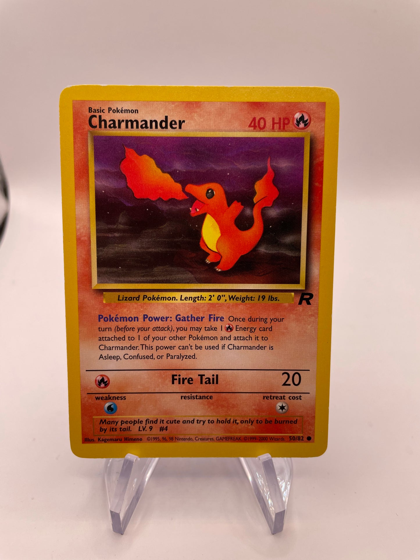 Pokemon Karte Glumanda 50/82 Rocket Englisch
