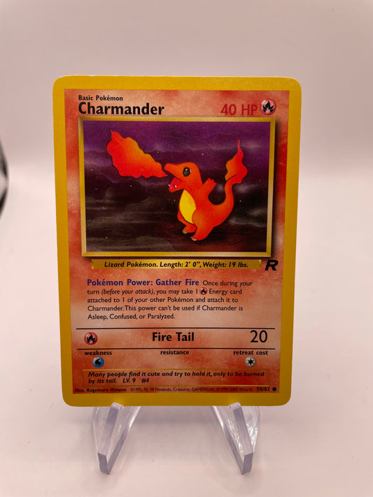 Pokemon Karte Glumanda 50/82 Rocket Englisch