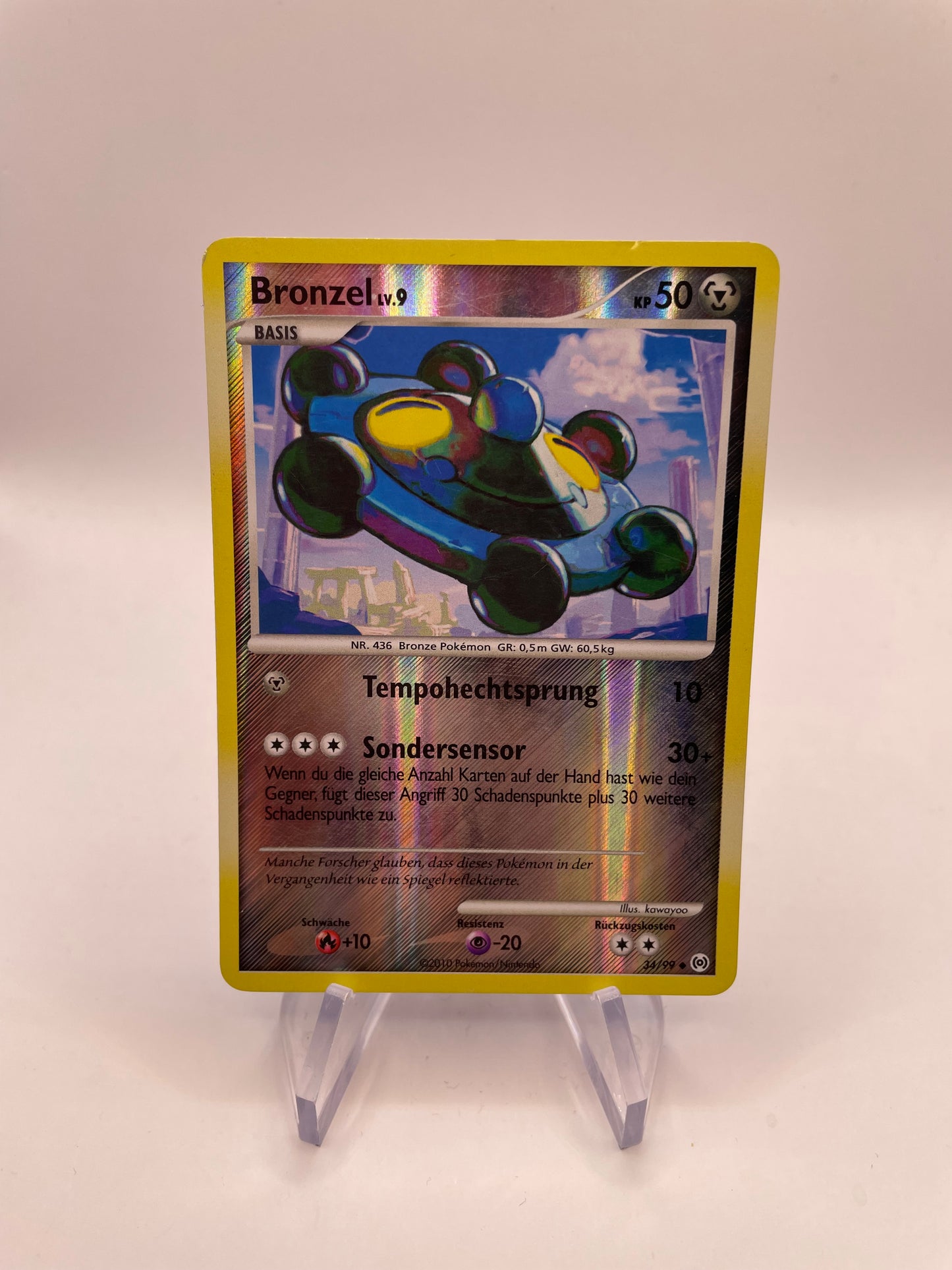 Pokémon Karte Reverse Bronzong 6/123 Deutsch