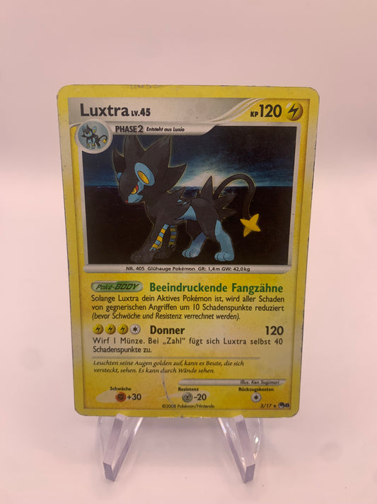 Pokemon Karte Holo Luxtra 3/17 Deutsch