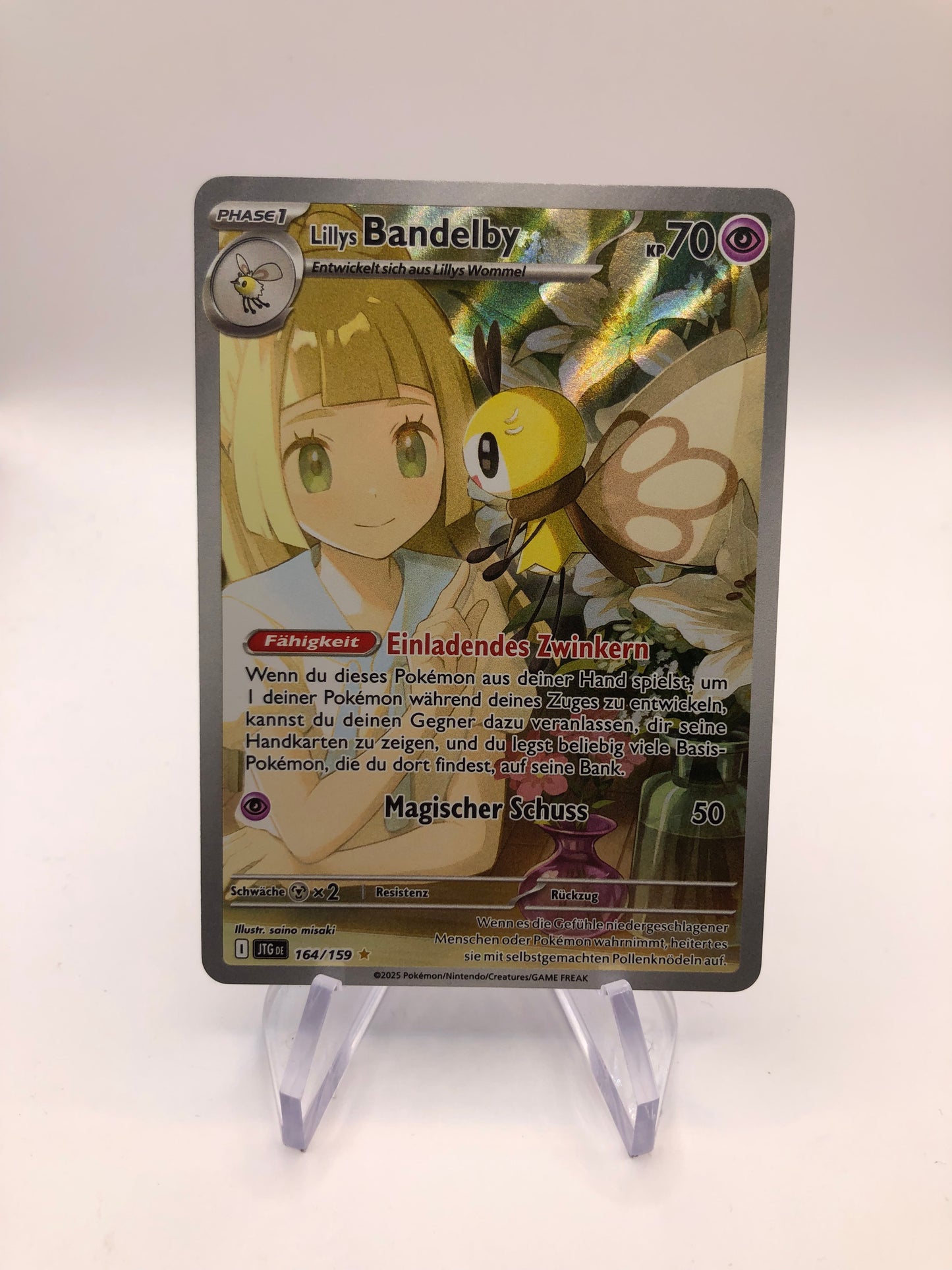 Pokemon Karte Promo Art-Rare Bandelby 164/159 Deutsch