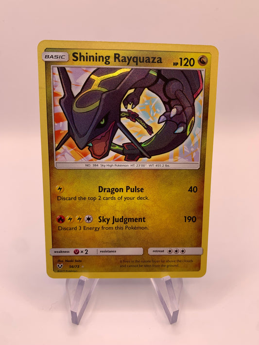 Pokemon Karte Shiny Schimmerndes Rayquaza 56/73 Englisch