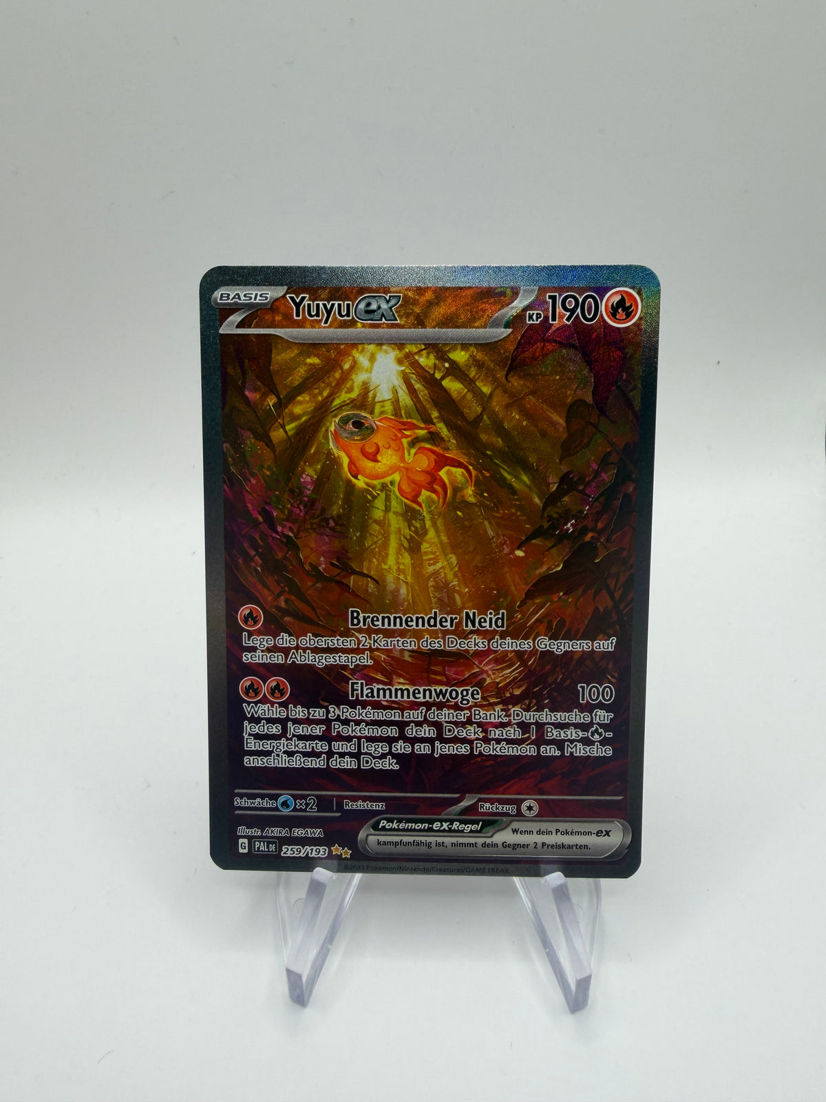 Pokemon Karte ex Alt Art Yuyu 259/193 Deutsch