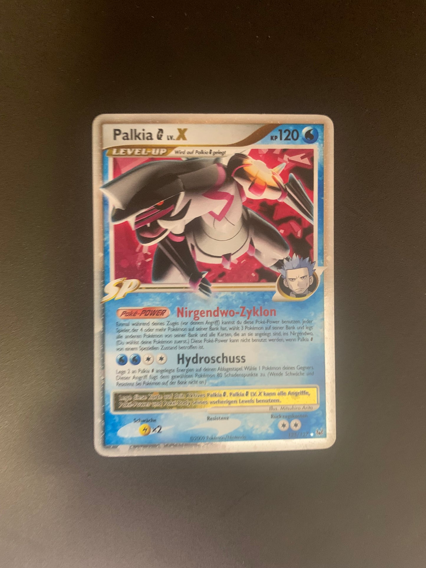 Pokemon Karte Lv.X Palkia 125/127 Deutsch