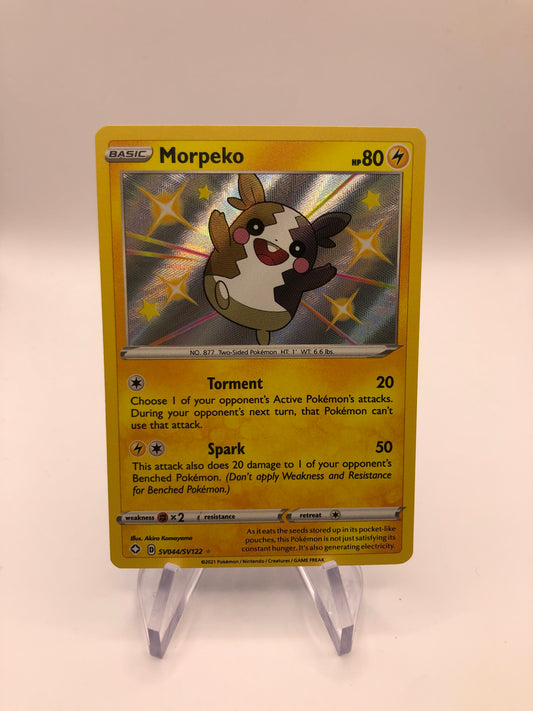 Pokemon Karte Shiny Morpeko SV044/SV122 Englisch
