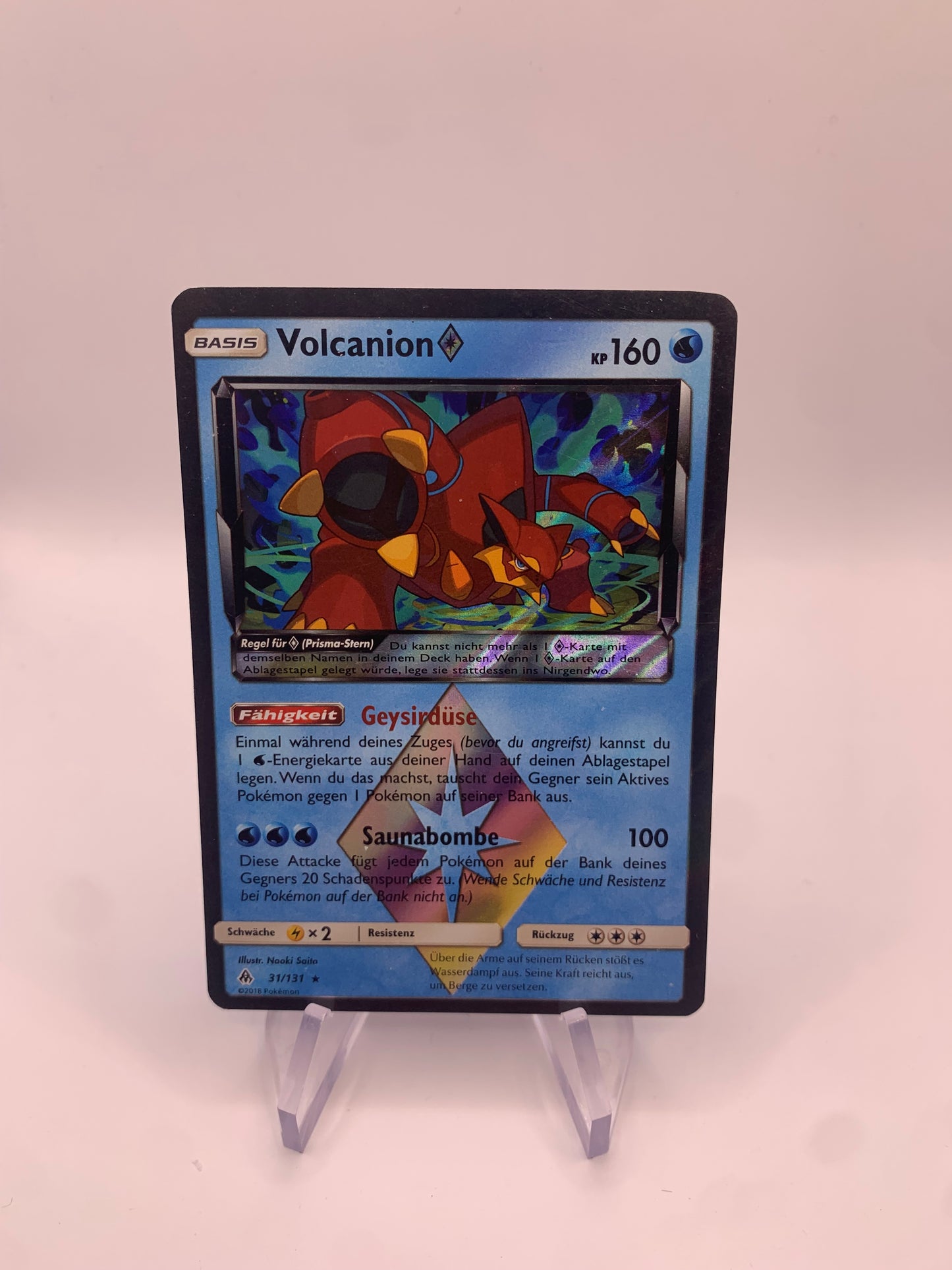 Pokemon Karte Prisma Volcanion 31/131 Deutsch