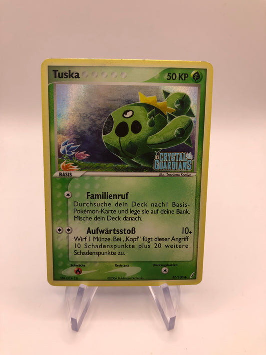 Pokemon Karte Stamp Tuska 47/100 Deutsch