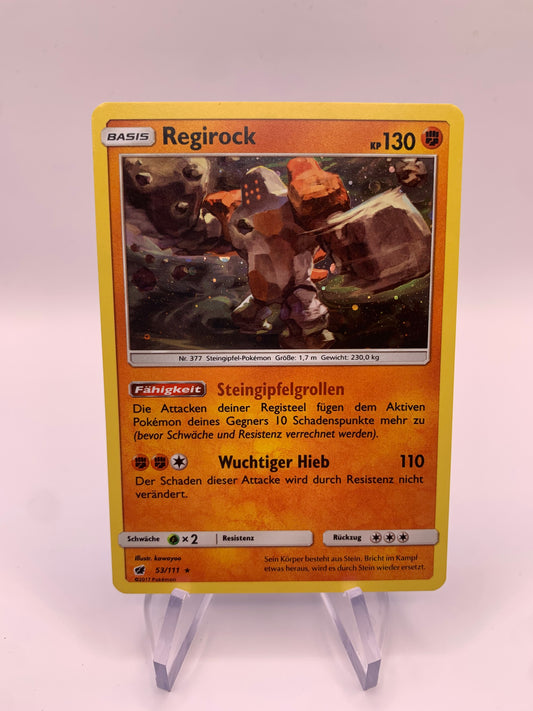 Pokemon Karte Holo Regirock 53/111 Deutsch