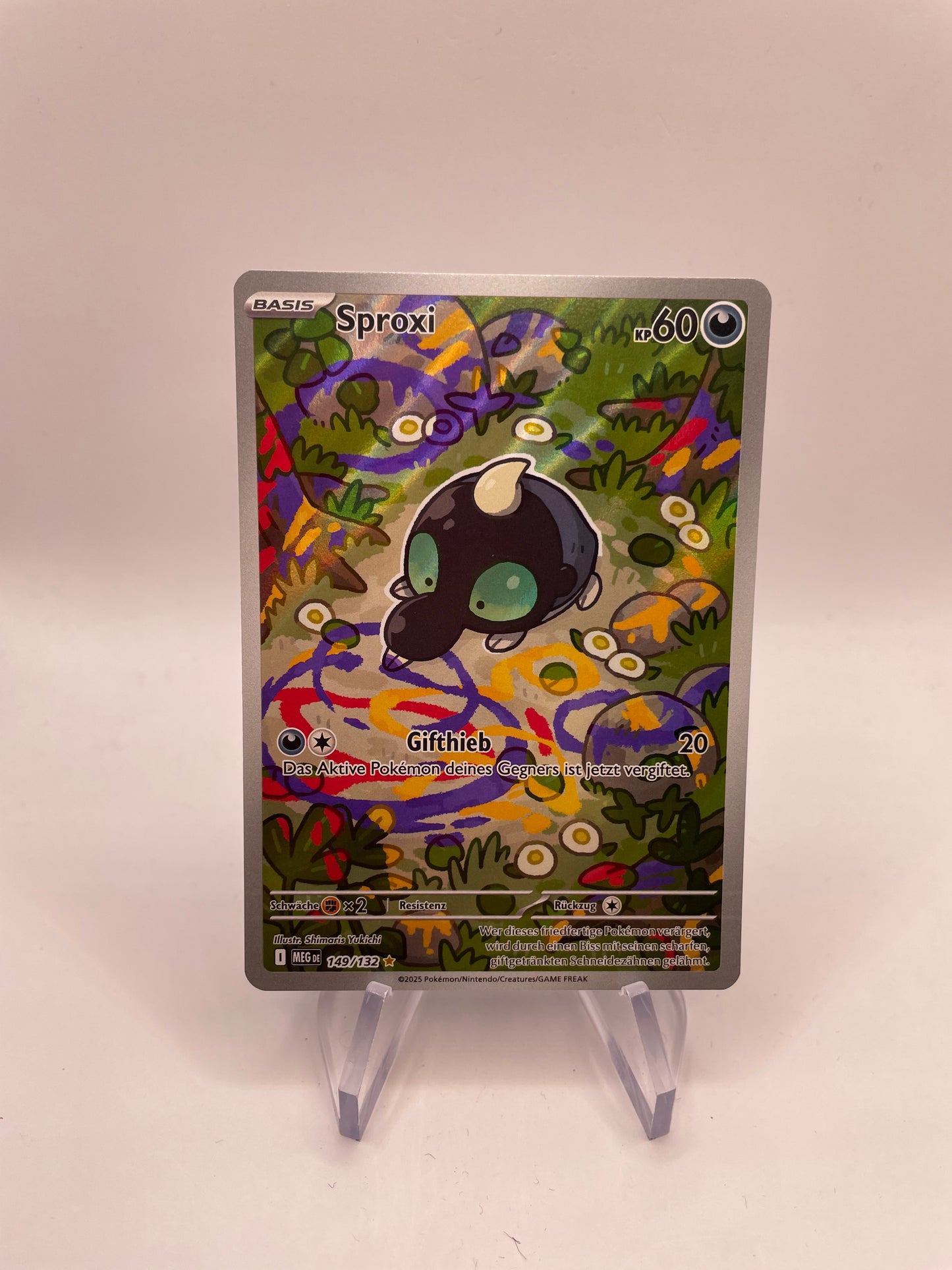 Pokemon Karte Art-Rare Sproxi 149/132 Deutsch