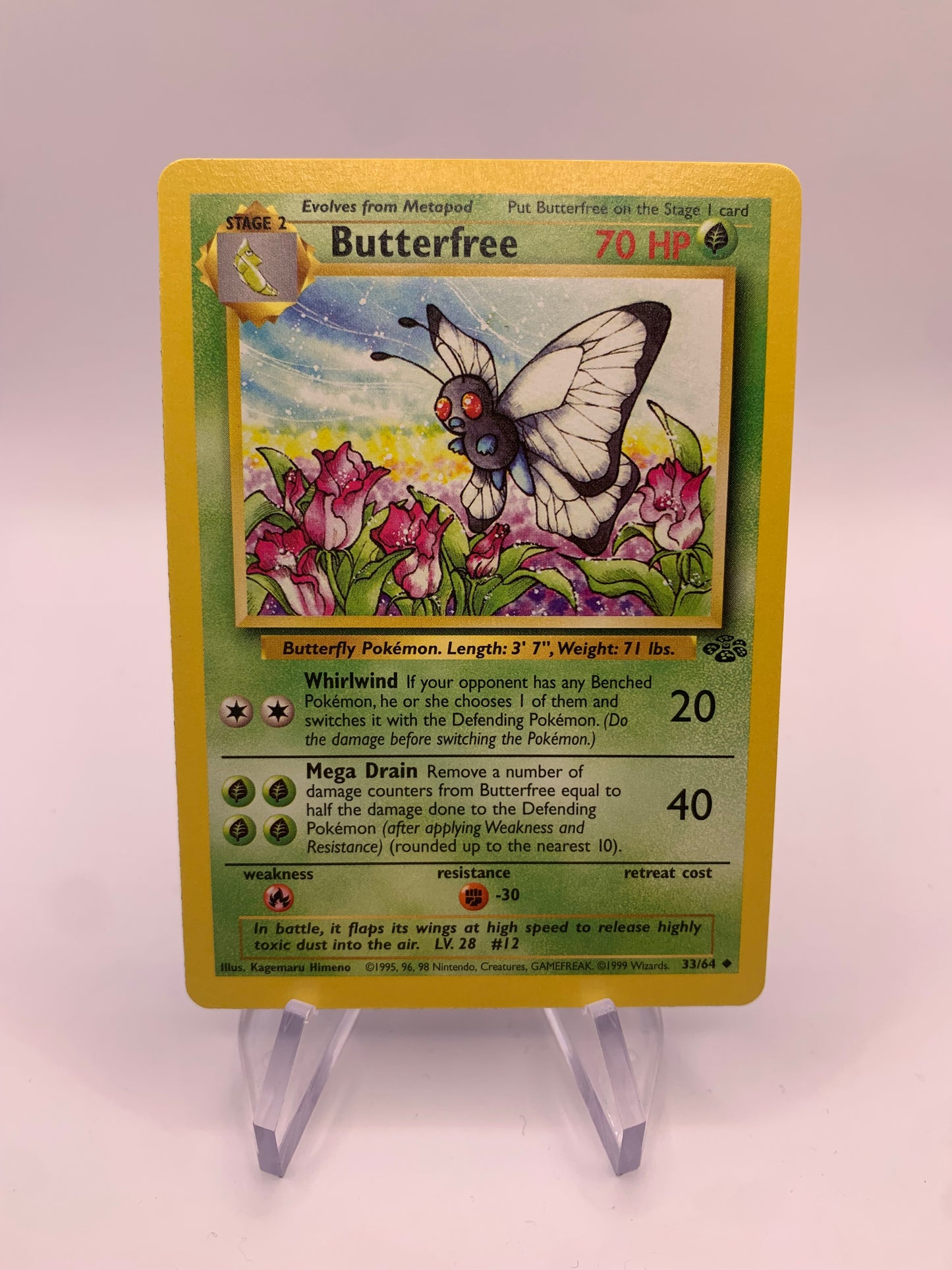 Pokemon card Smettbo 33/64 Jungle English