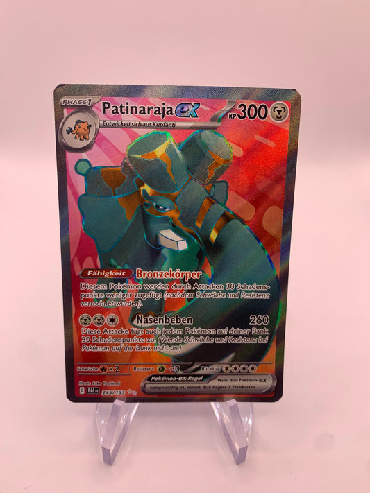 Pokemon Karte Ex Fullart Patinaraja 245/193 Deutsch