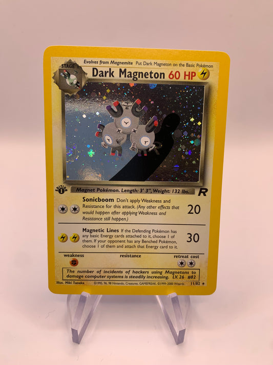 Pokemon Karte Dunkles Magneton 11/82 Englisch