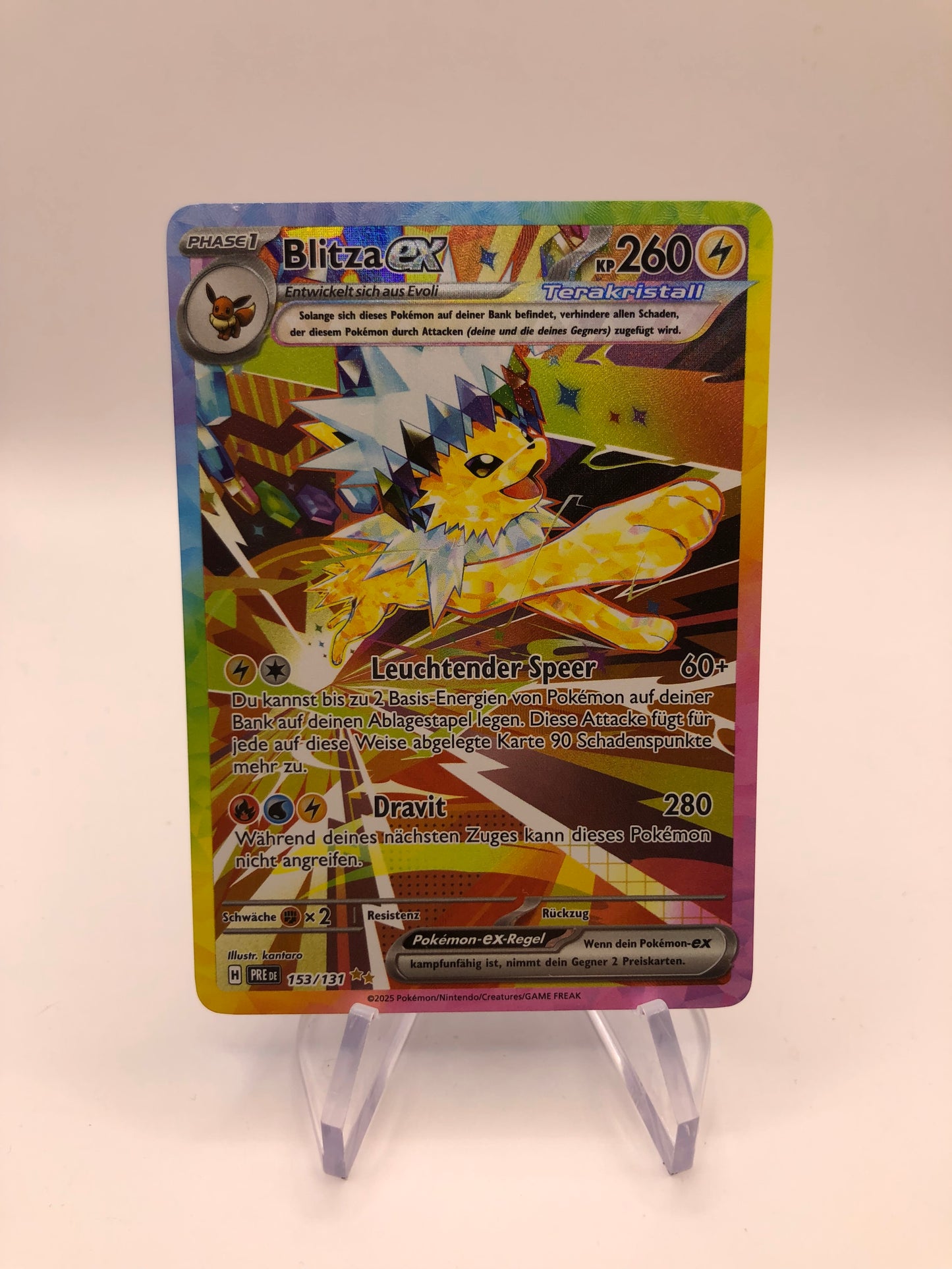 Pokemon Karte Ex Blitza 153/131 Deutsch