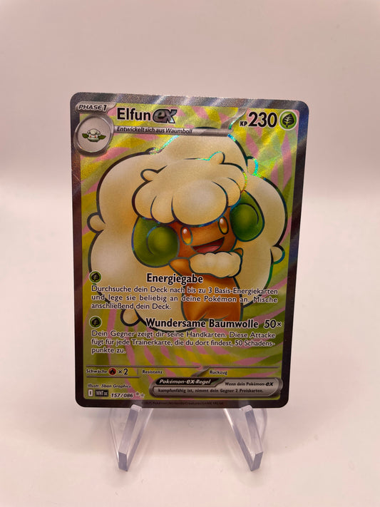 Pokemon Karte Ex Elfun 157/86 Deutsch