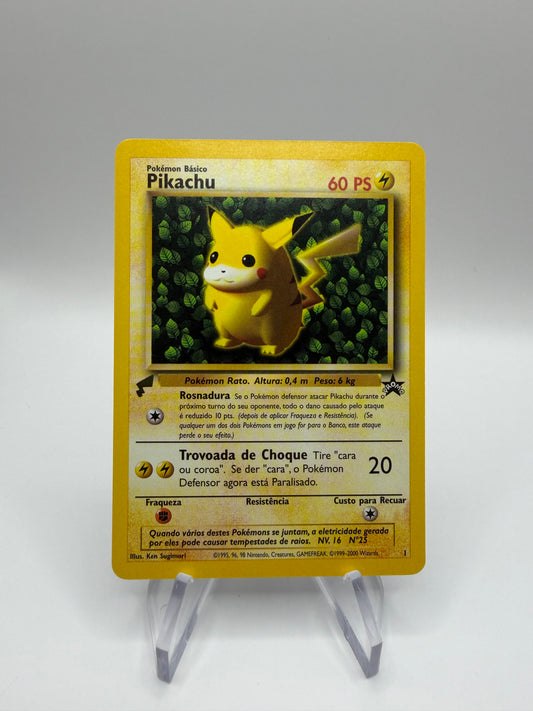 Pokemon Karte World Collection Pikachu 1 Portugiesisch