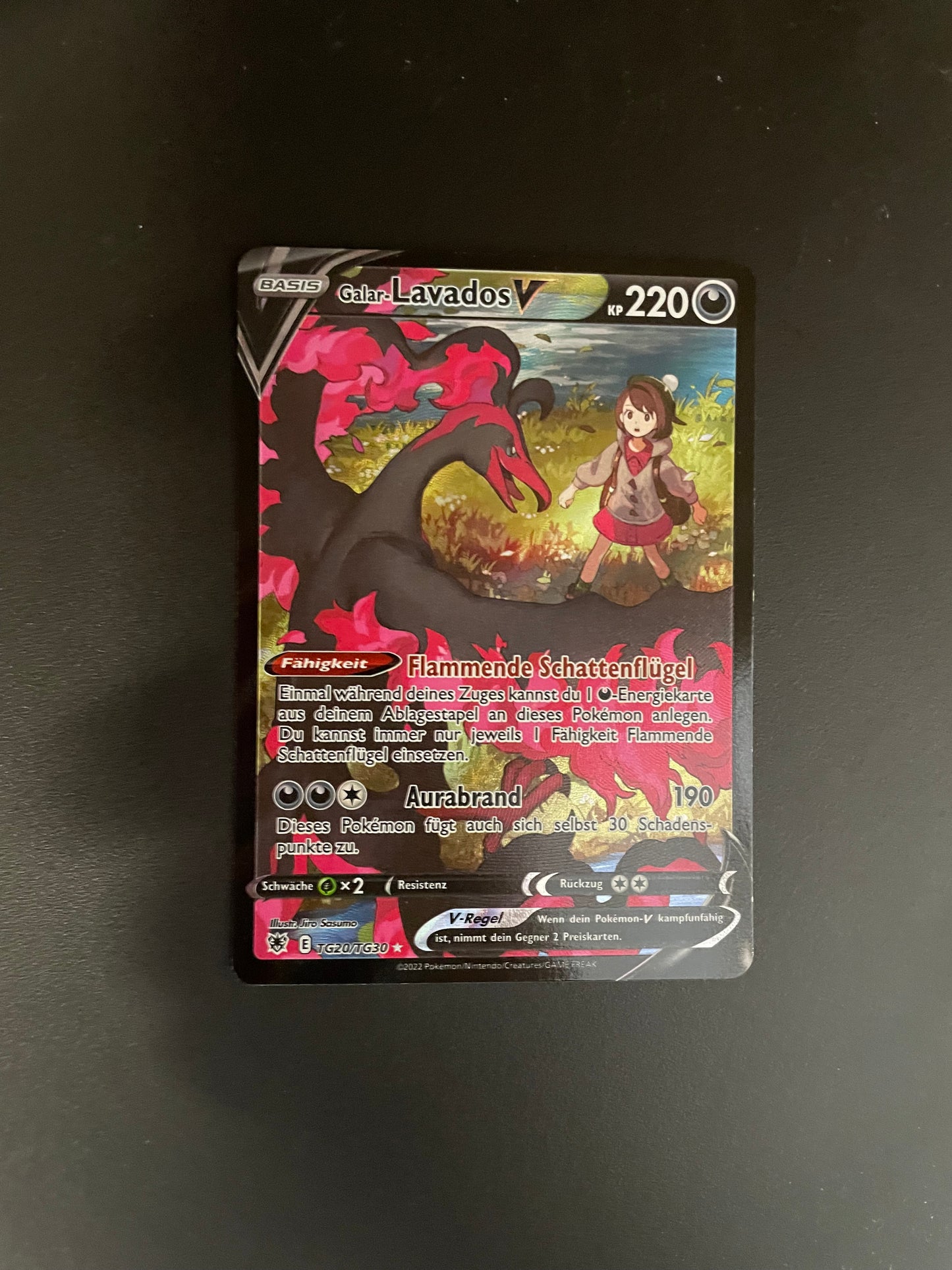 Pokemon Karte V Fullart Lavados TG20/TG30 Deutsch (Kopie)