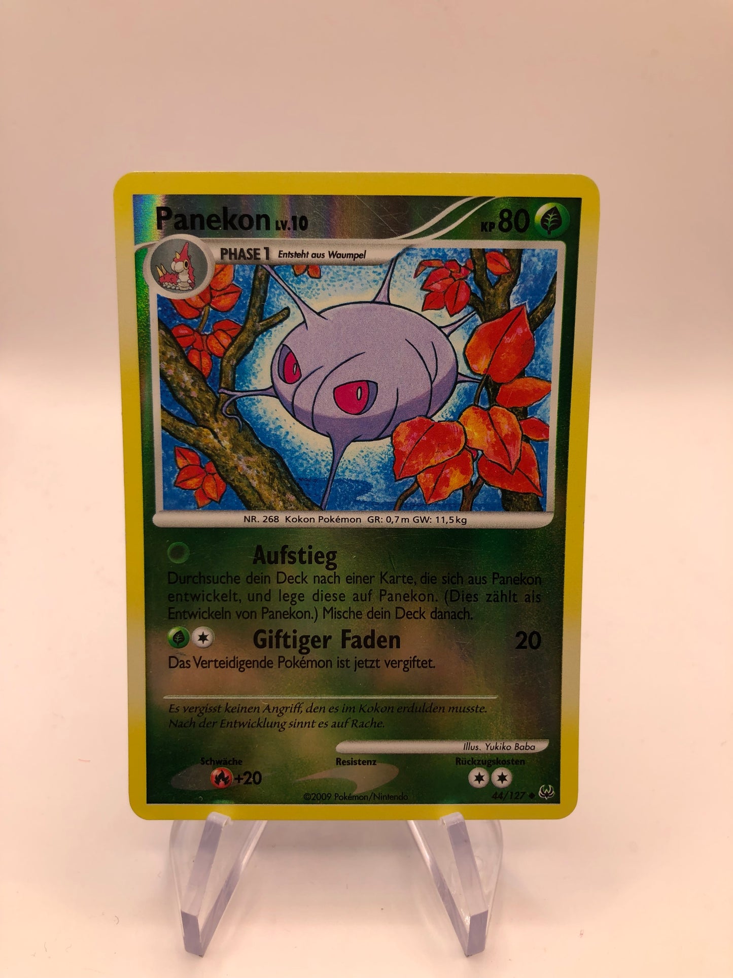 Pokemon Karte Revers Panekon 44/127 Deutsch