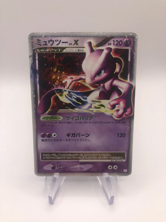 Pokemon Karte Lv.X Mewtu 6/12 Japanisch