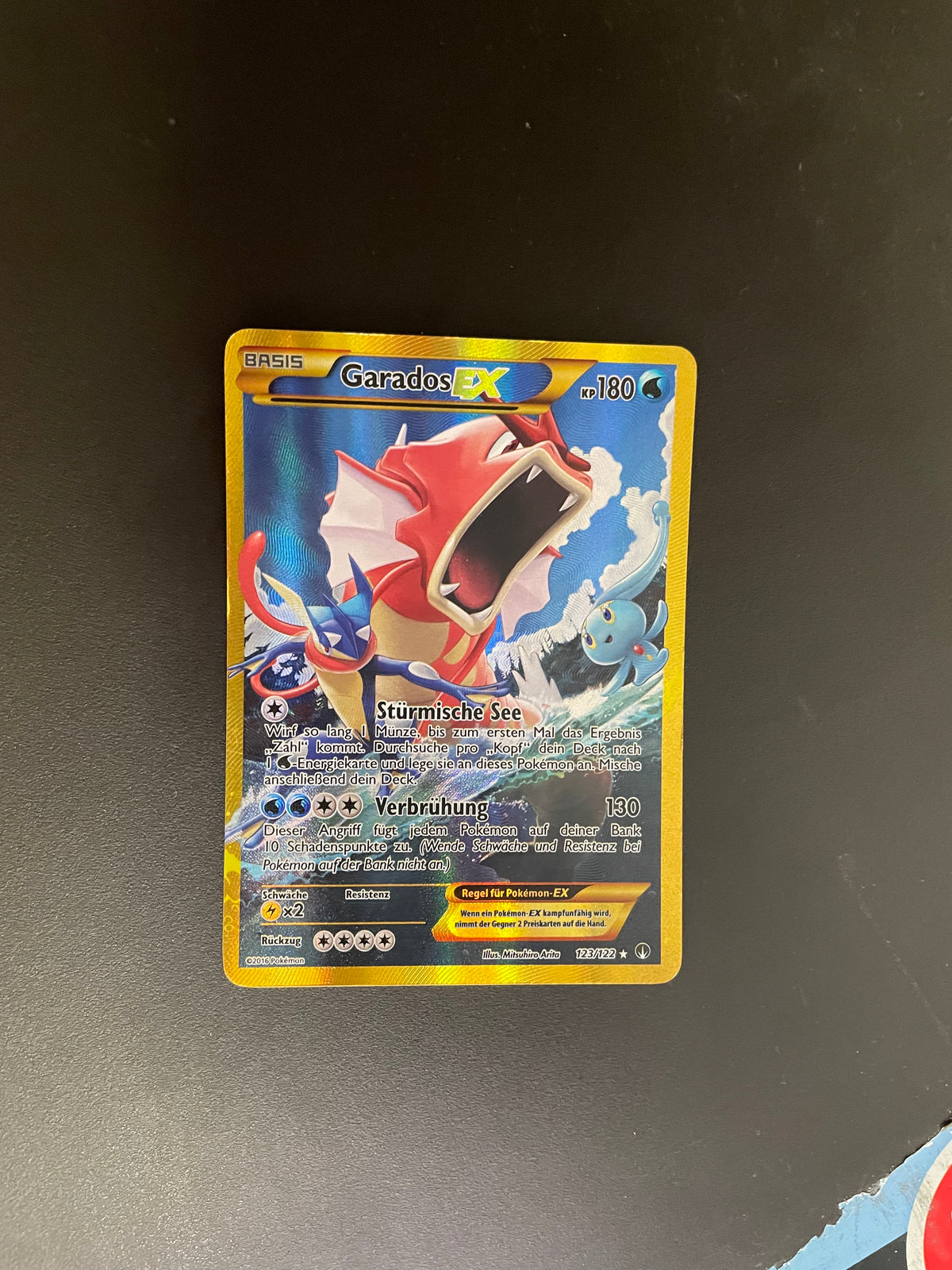 Pokémon Karte Garados EX 123/122 Deutsch