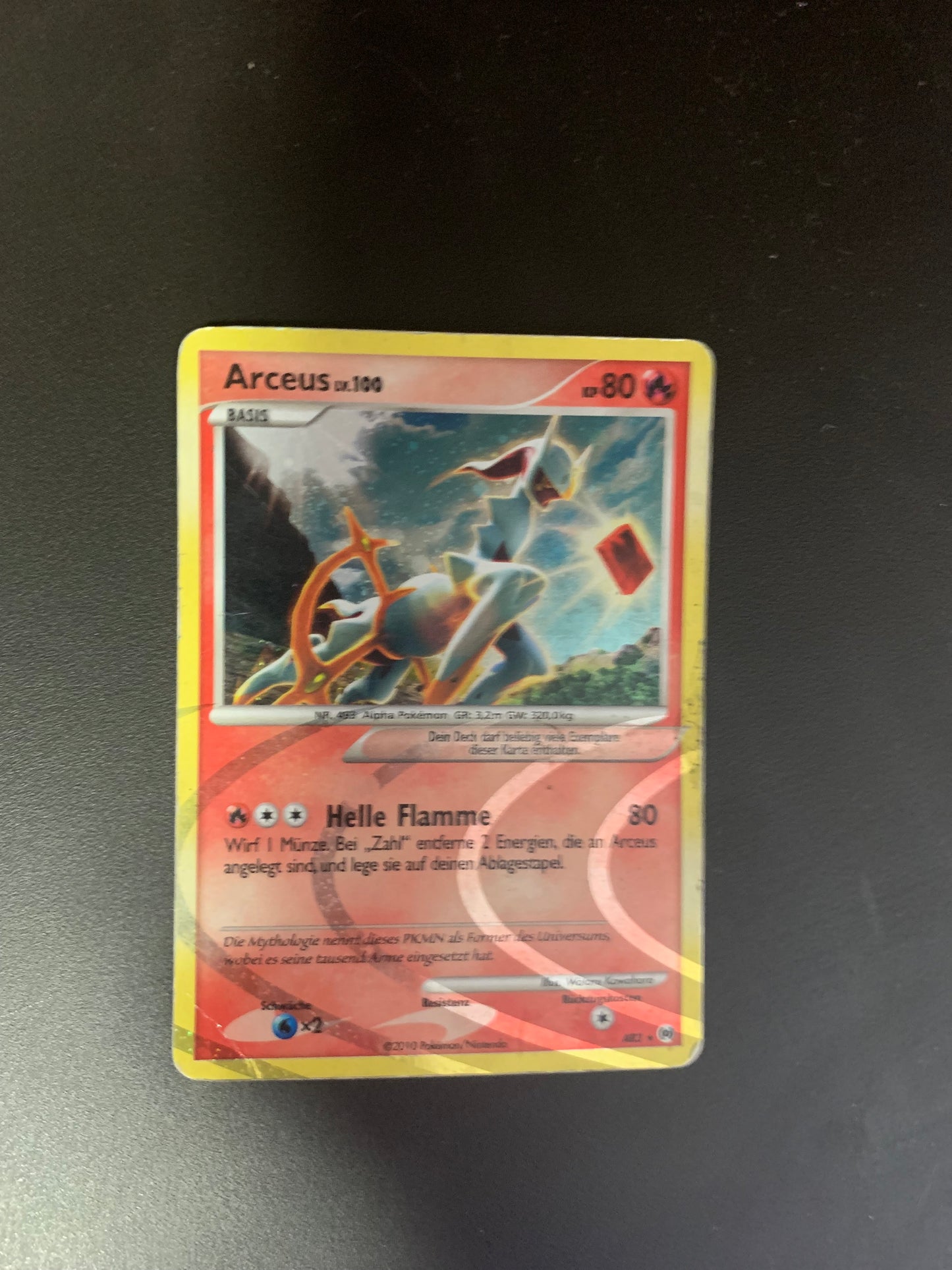 Pokemon Karte Holo Arceus AR3 Deutsch