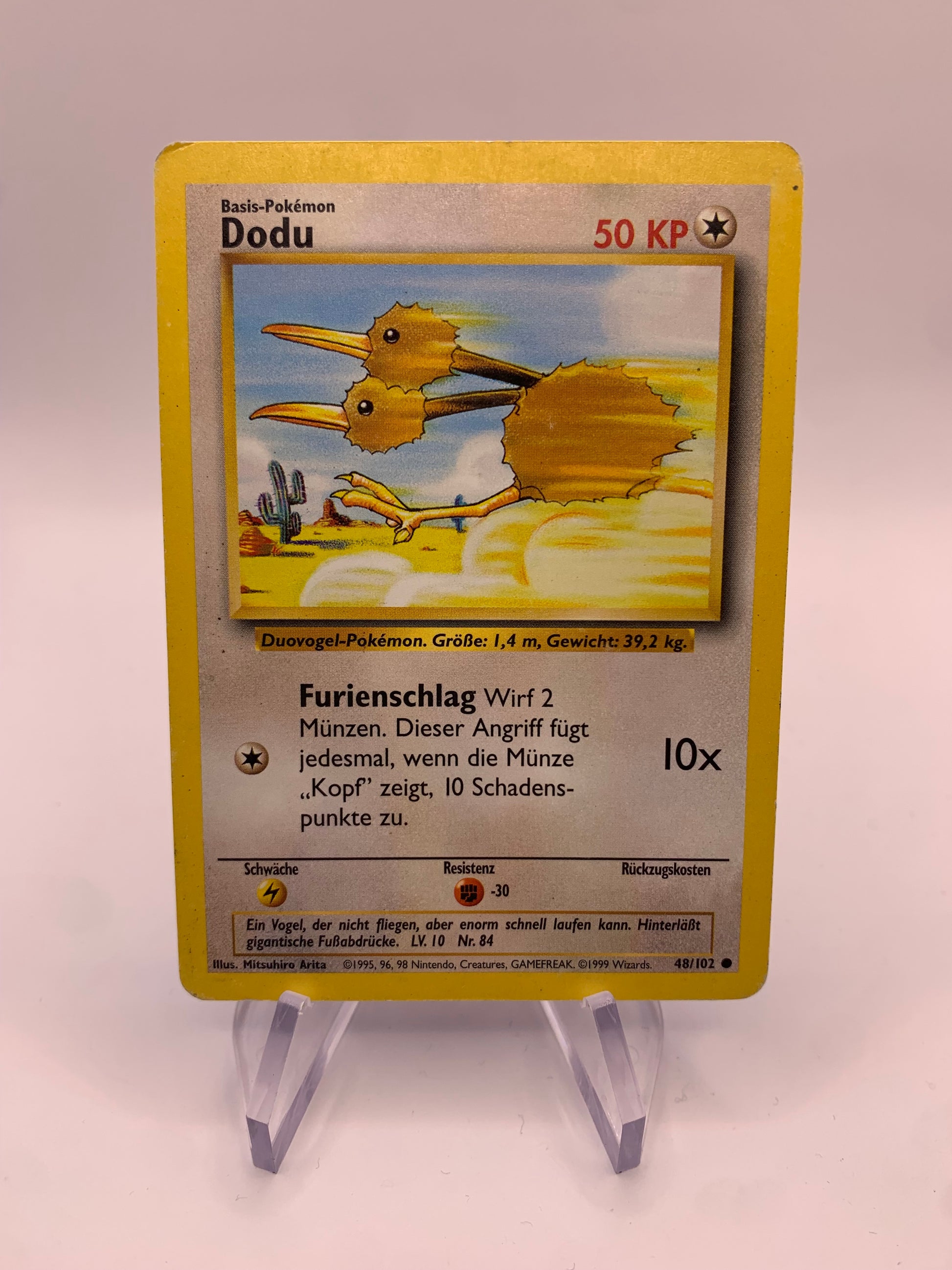 Pokemon Card Dodu 48/102 Base Set German SHPNPokestore Pokemon Card Dodu 48/102 Base Set German SHPNPokestore