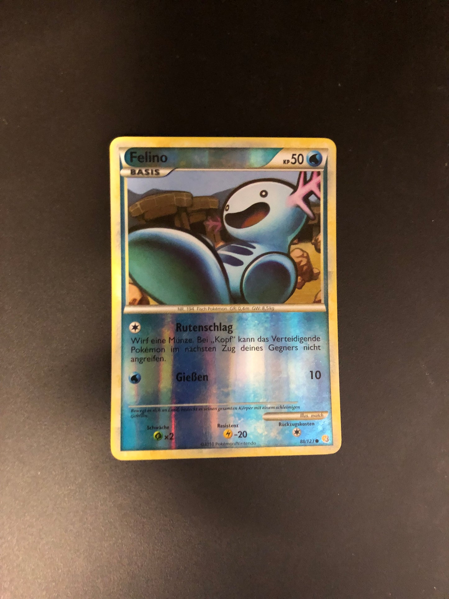 Pokemon Karte Revers Felino 88/123 Deutsch