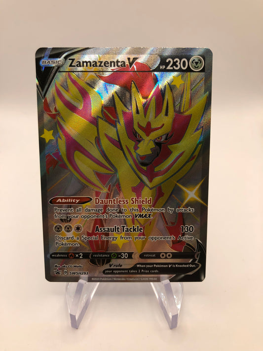 Pokemon Karten V Shiny Fullart Zamazenta SWSH293 Englisch
