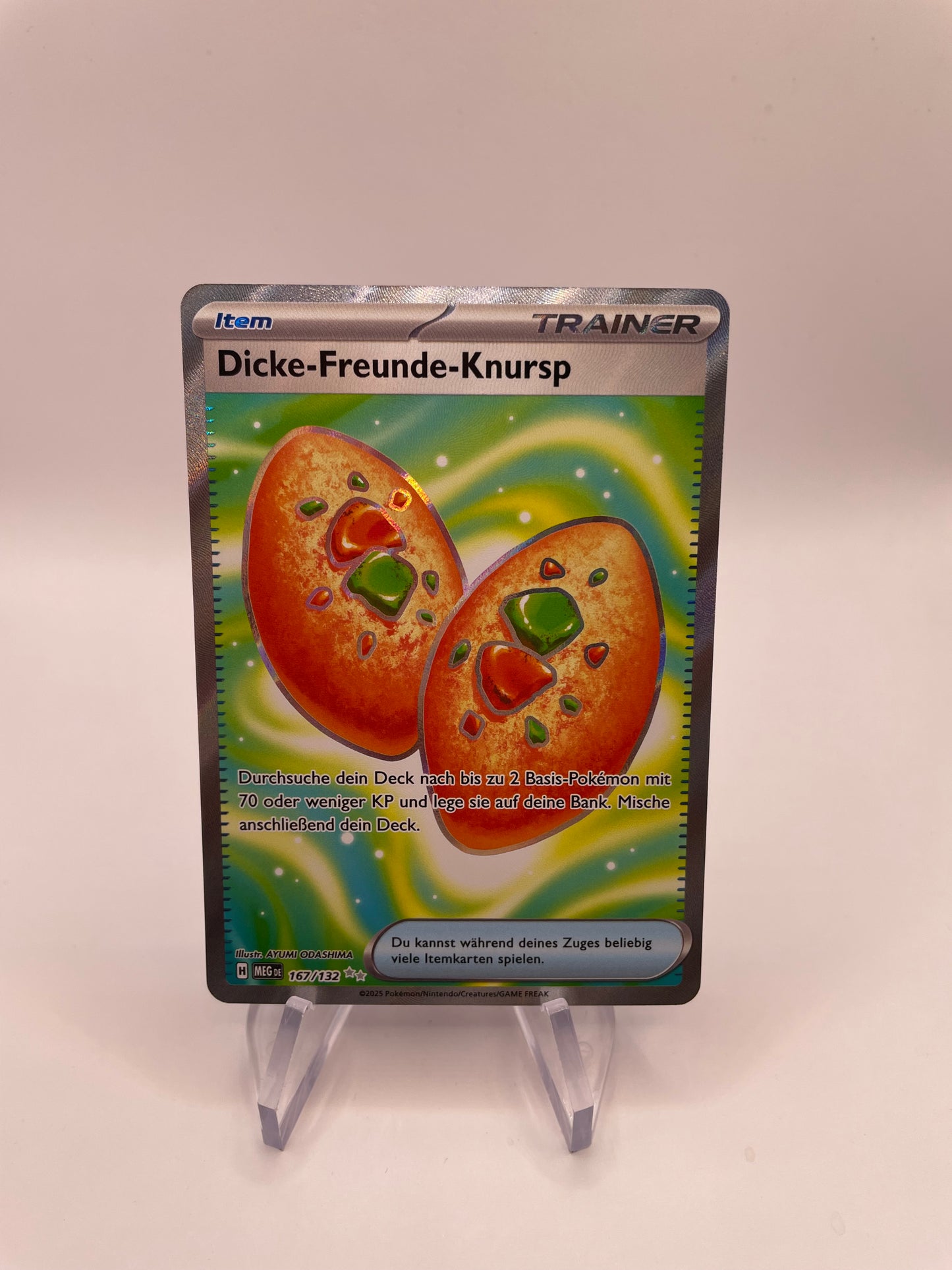 Pokémon Karte Trainer Dicke-Freunde-Knursp 167/132 Deutsch