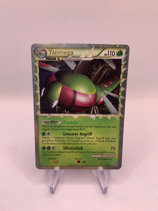 Pokemon Karte Prime Yanmega 98/102 Deutsch