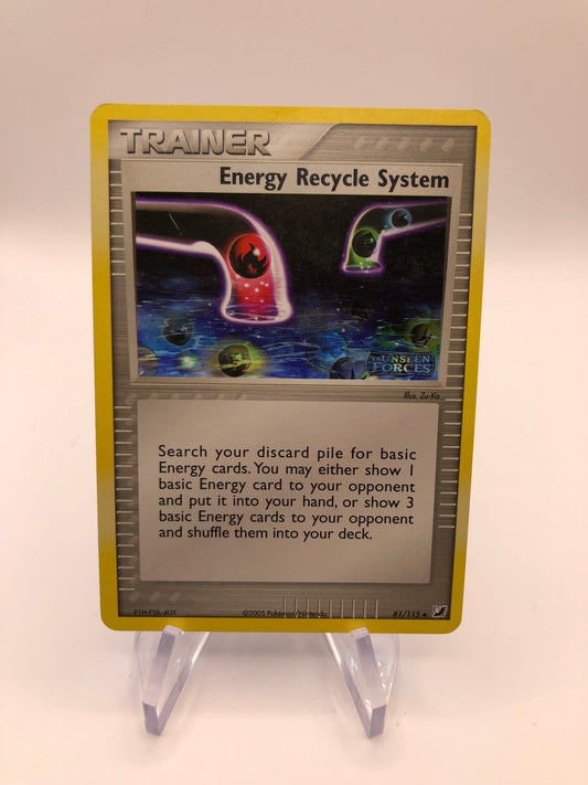 Pokemon Karte Energy Recycle System 81/115 Englisch