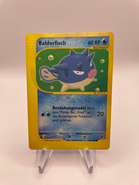 Pokemon Karte e-Series Baldorfisch 127/165 Deutsch