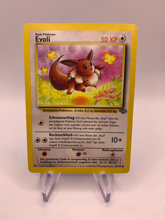 Pokemon card Eevee 51/64 Jungle German