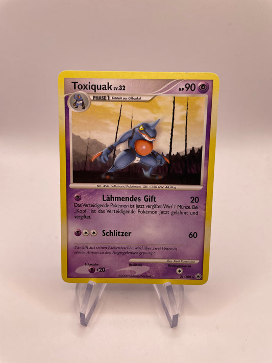 Pokémon Karte Toxiquak 31/100 Deutsch