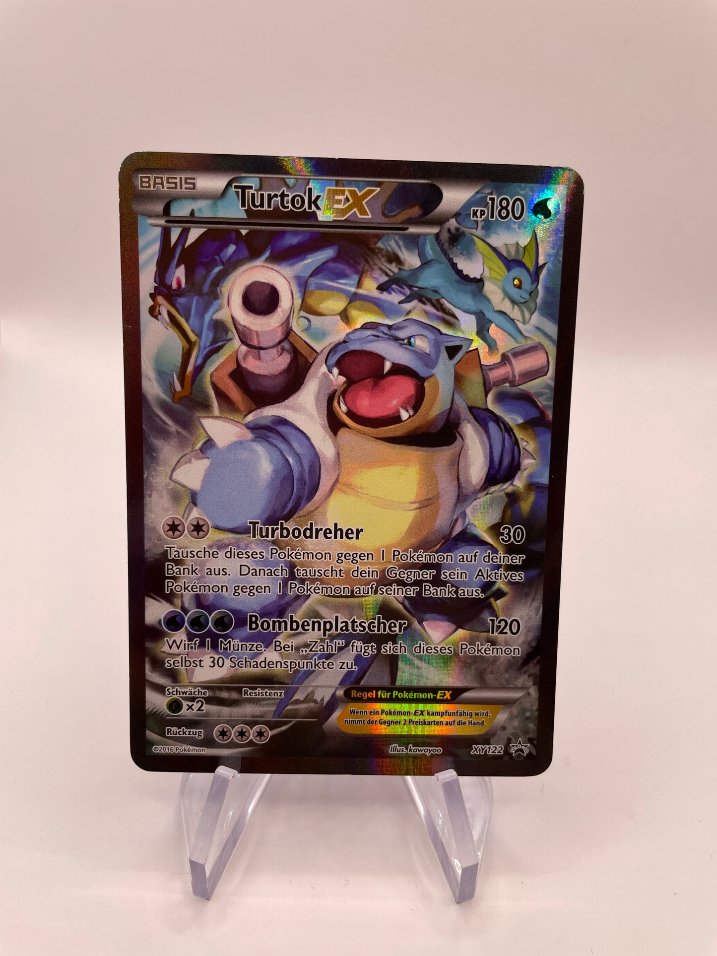 Pokemon Karte EX Promo Turtok XY122 Deutsch