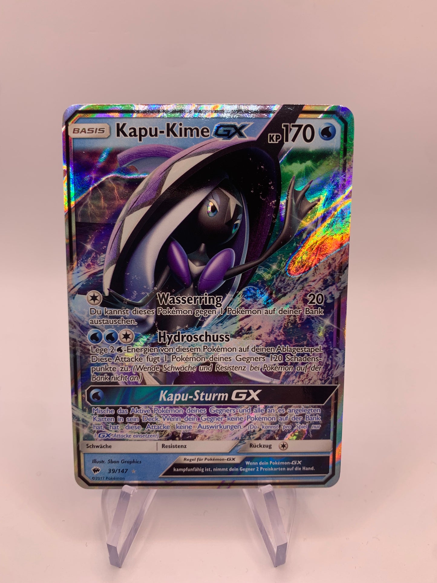 Pokémon card GX Kapu-Kime 39/147 German