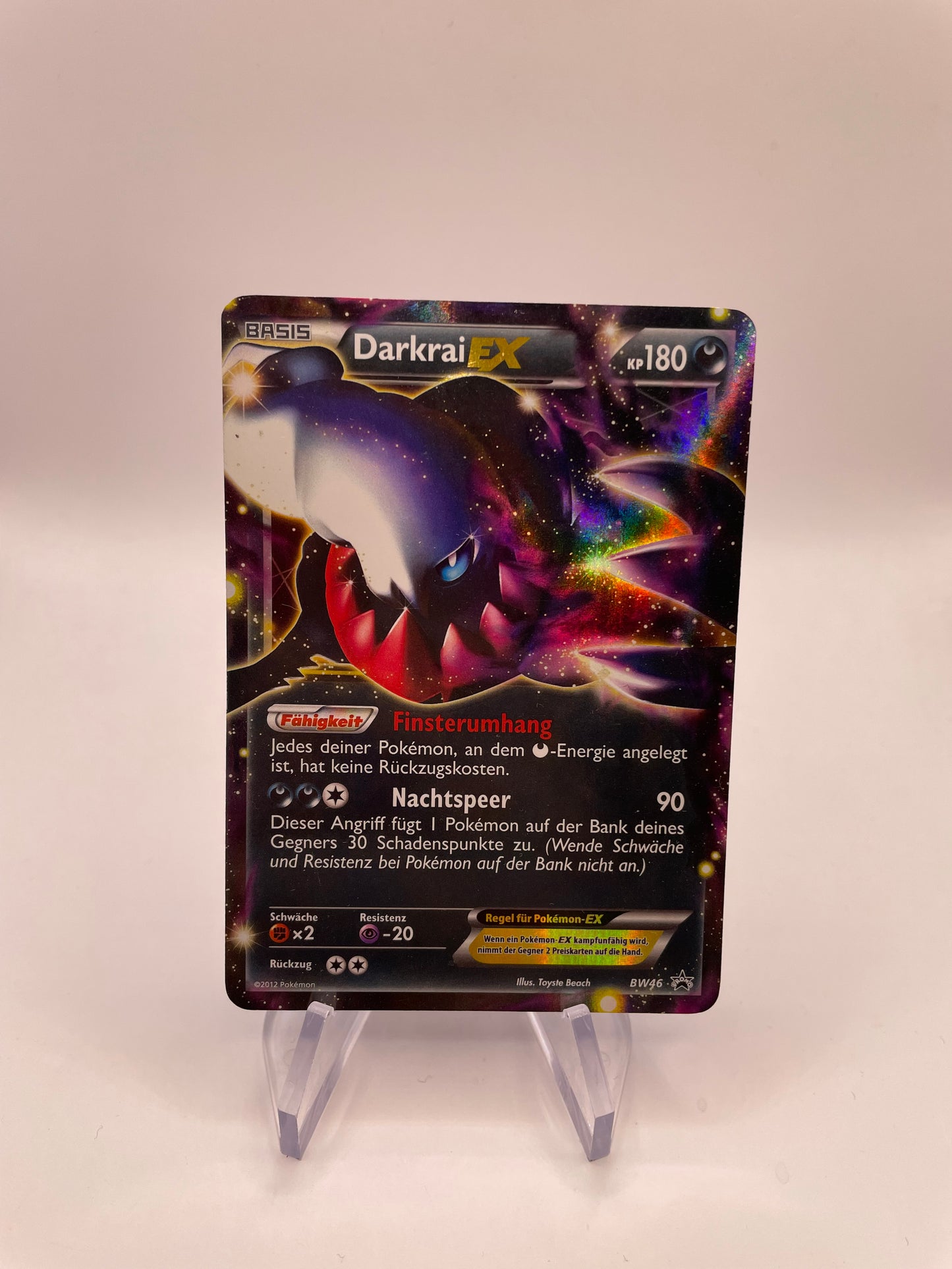 Pokemon Karte EX Promo Darkrai BW46 Deutsch